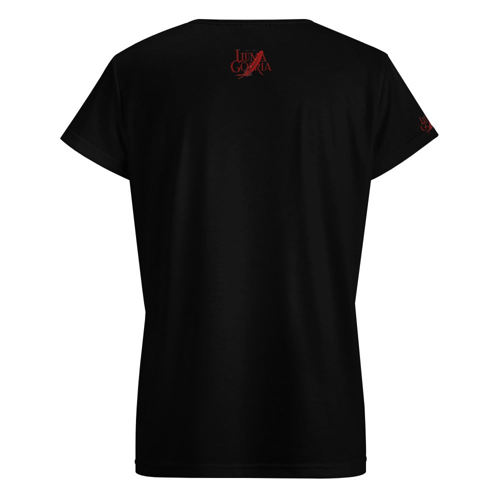 T-shirt Femme Décontracté à Col V Luma Gorria vetement  T-shirt Femme à Col V Luma Gorria vêtement