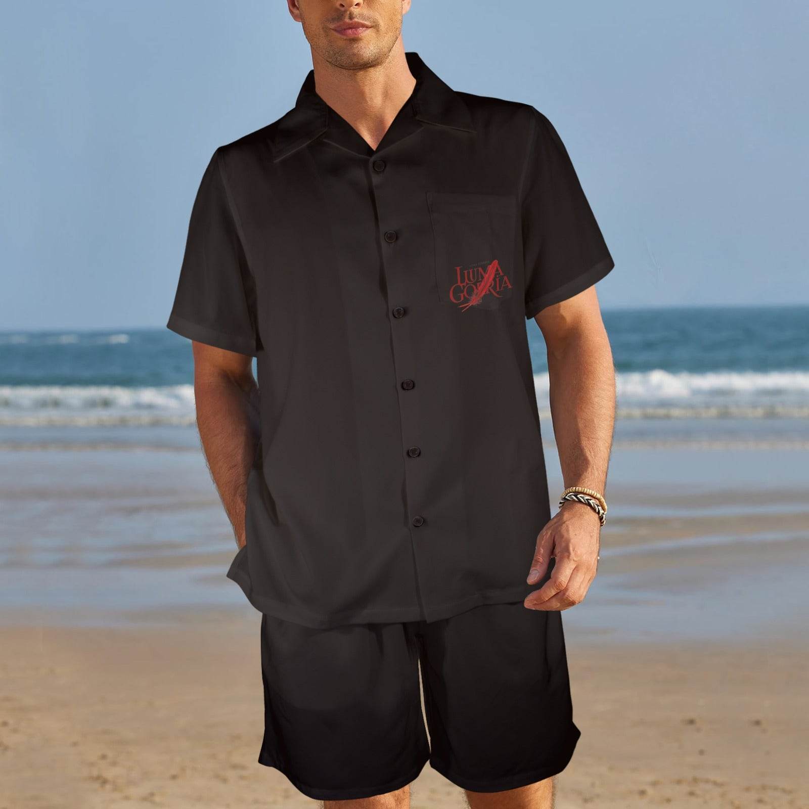 Ensemble chemise et short homme – Élégance décontractée, confort et performance Luma Gorria vêtement  ensemble homme Luma Gorria vêtement
