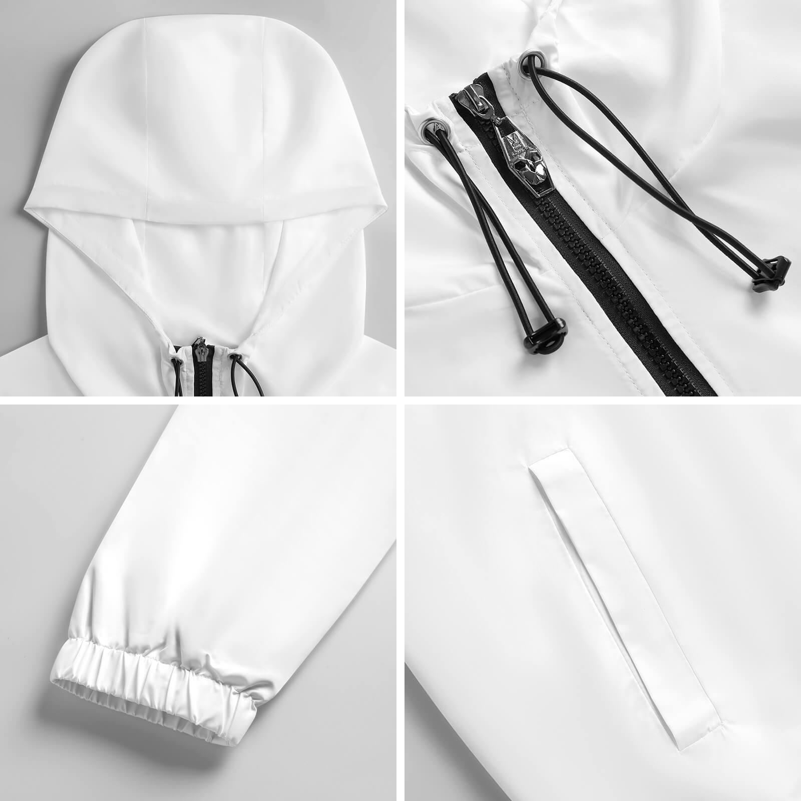 Veste coupe-vent à capuche homme légère et respirante