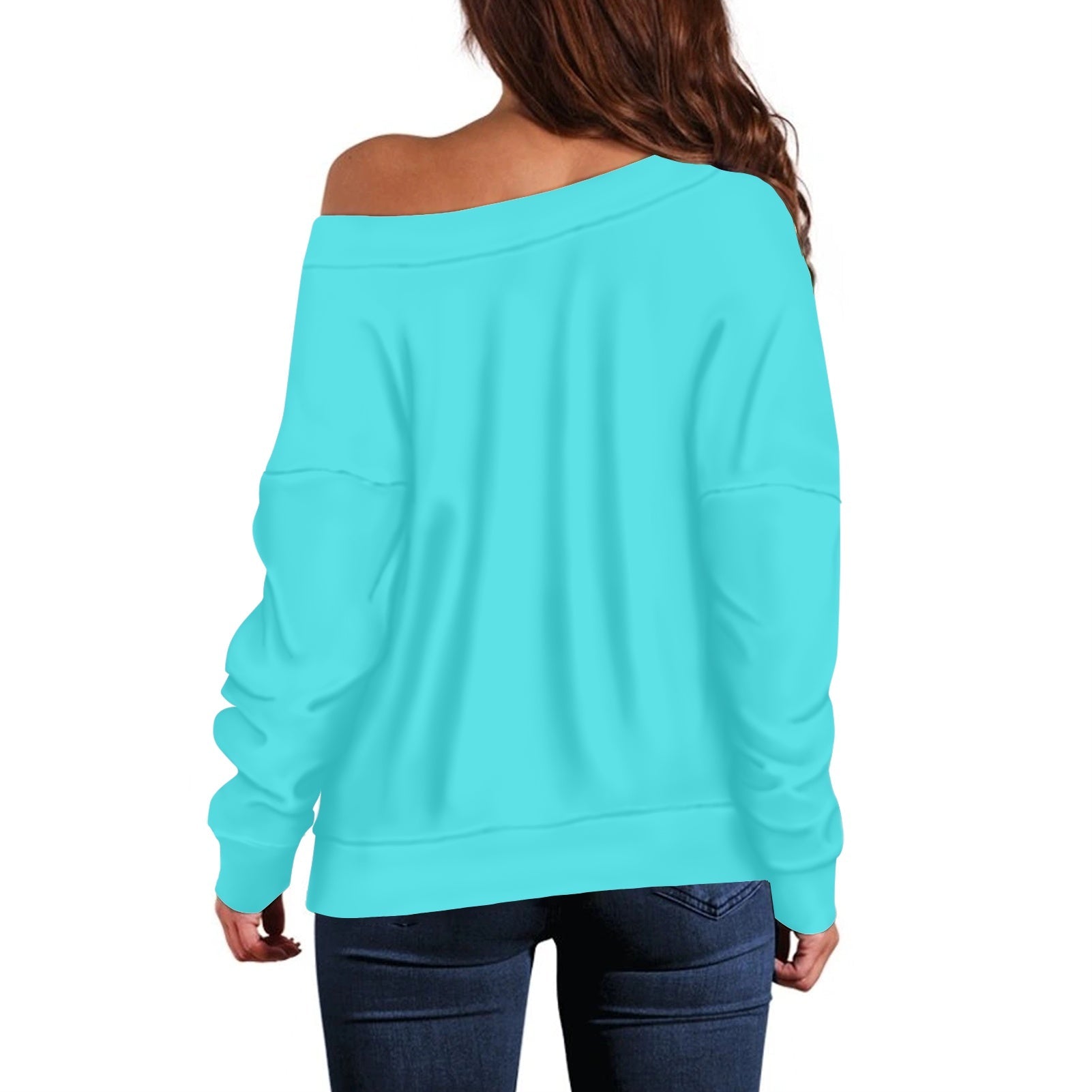 Pull femme – Style moderne à épaule dénudée, doux et extensible Luma Gorria vêtement  Pull femme Luma Gorria vêtement