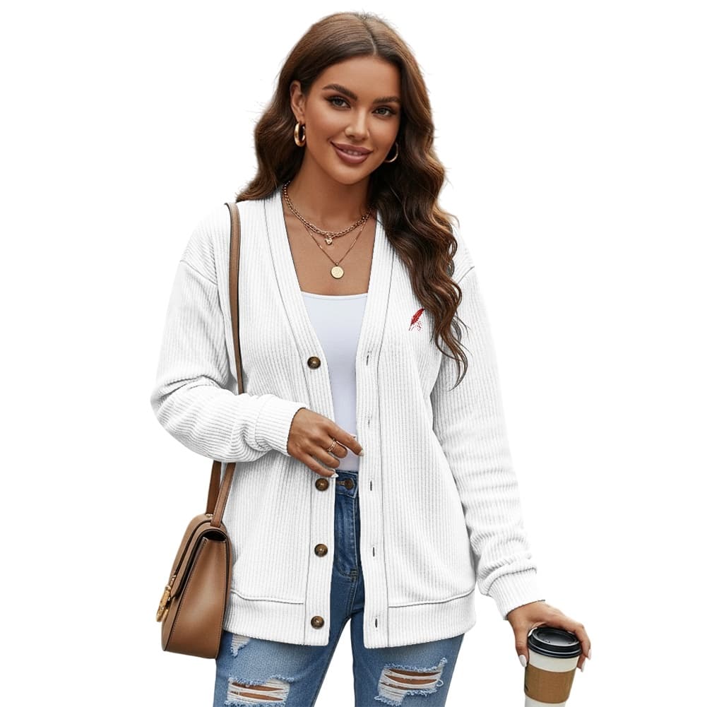 Gilet cardigan boutonné femme en maille – Élégance & confort au quotidien