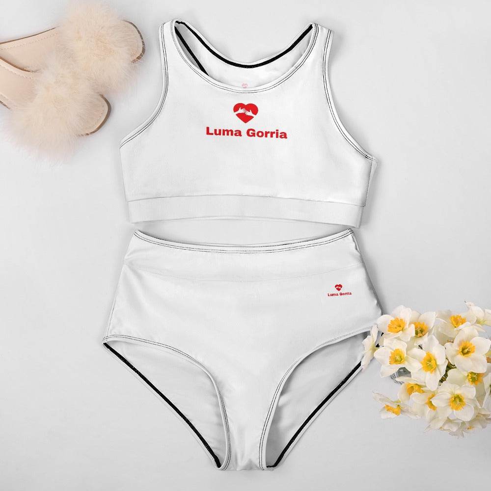 Maillot de Bain Deux-Pièces Femme – Haut Sans Manches, Liberté et Élégance en Bord de Mer Luma Gorria vêtement  maillot de bain femme une piece Luma Gorria vêtement