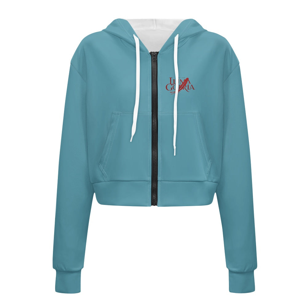 Sweat à capuche court femme – Zippé, tendance et confortable Luma Gorria vêtement  Sweat à capuche court femme Luma Gorria vêtement