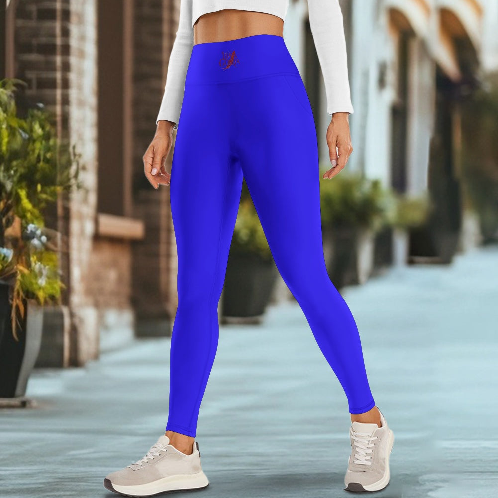 Legging femme – Tissu maillot de bain, respirant avec poches Luma Gorria vêtement  Legging femme avec poches Luma Gorria vêtement