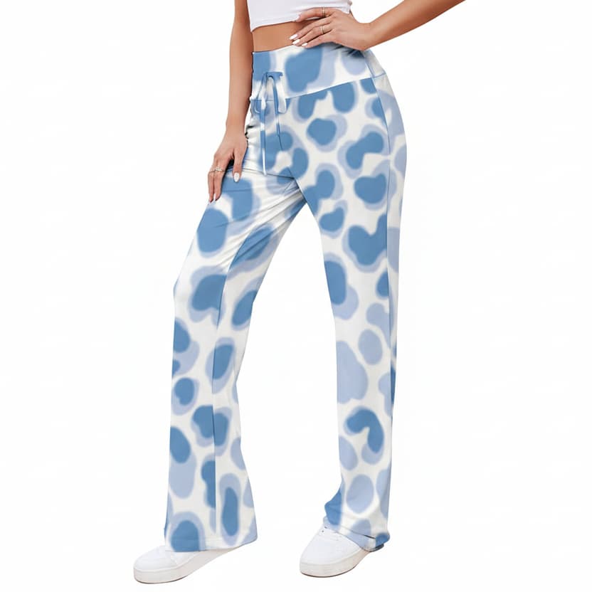 Pantalon femme bas évasé droit à lacets – Élégance & confort au quotidien