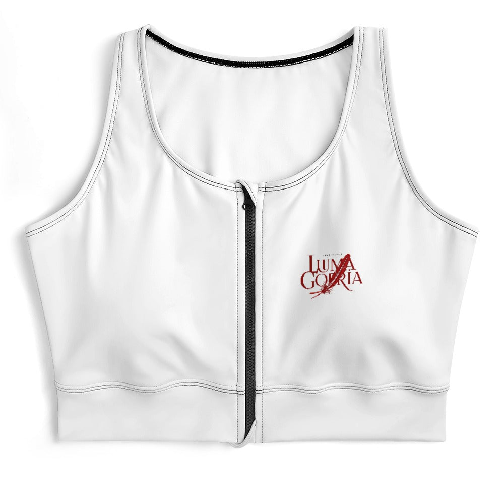 Brassière femme zippée double face en polyester 250 g/m² Luma Gorria vetement  Brassière femme zippée Luma Gorria vêtement