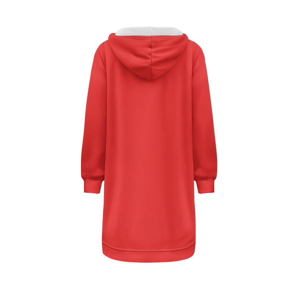Sweat à capuche femme – Mi-long, doux et zippé Luma Gorria vêtement  Sweat à capuche femme Luma Gorria vêtement