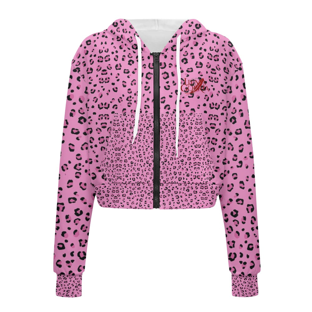 Sweat à capuche court femme – Zippé, tendance et confortable Luma Gorria vêtement  Sweat à capuche court femme Luma Gorria vêtement
