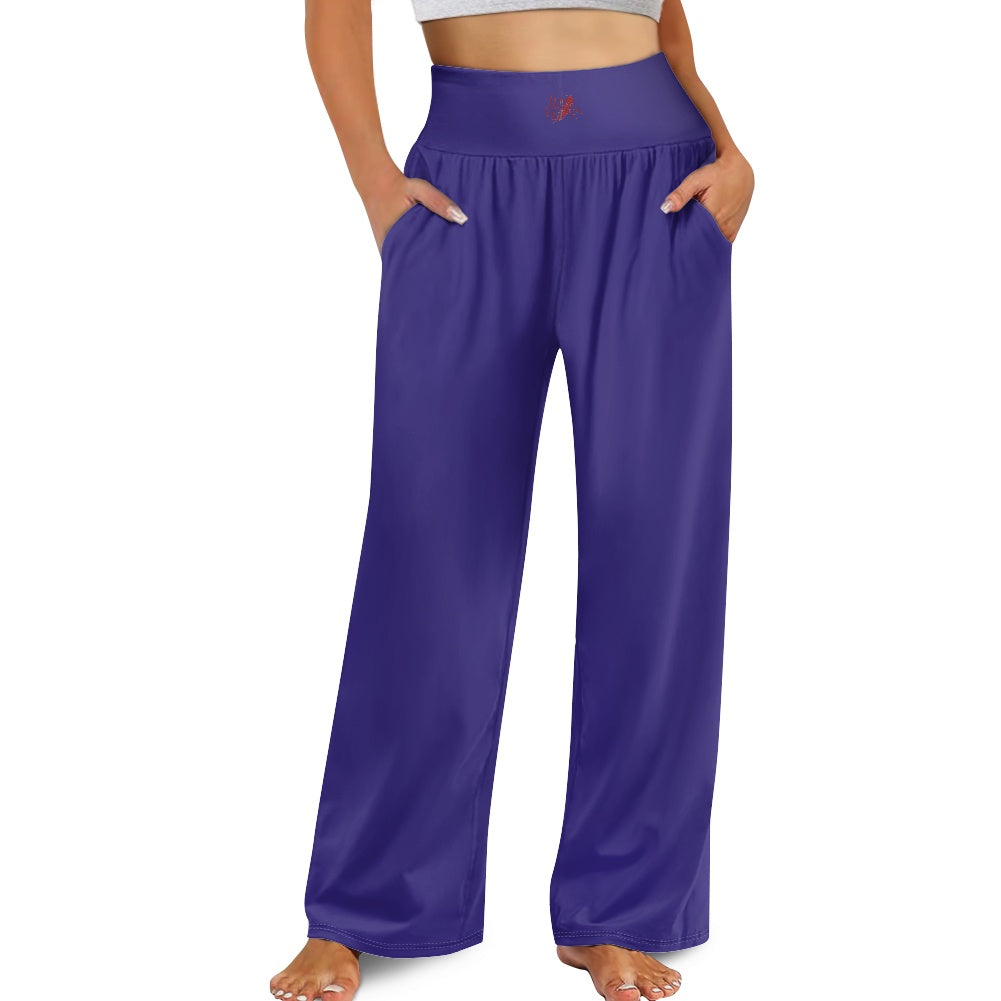 Pantalon large femme – Taille haute élastique et coupe fluide Luma Gorria vêtement 46.00 Pantalon homme Luma Gorria vêtement