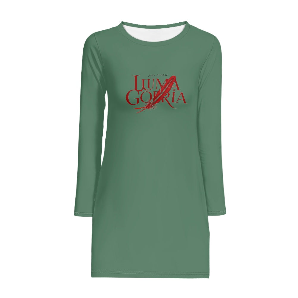 Robe slim femme – Manches longues, extensible et élégante Luma Gorria vêtement  Robe slim femme Luma Gorria vêtement
