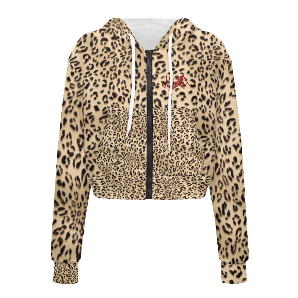 Sweat à capuche court femme – Zippé, tendance et confortable Luma Gorria vêtement  Sweat à capuche court femme Luma Gorria vêtement
