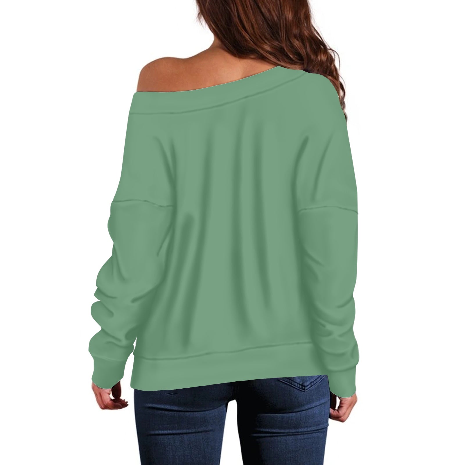 Pull femme – Style moderne à épaule dénudée, doux et extensible Luma Gorria vêtement  Pull femme Luma Gorria vêtement