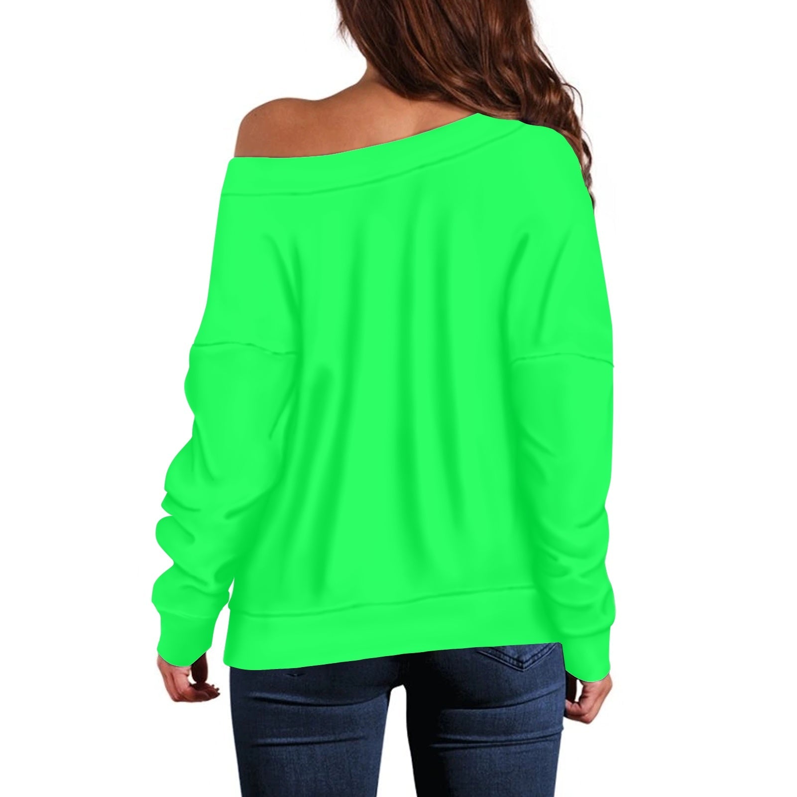 Pull femme – Style moderne à épaule dénudée, doux et extensible Luma Gorria vêtement  Pull femme Luma Gorria vêtement