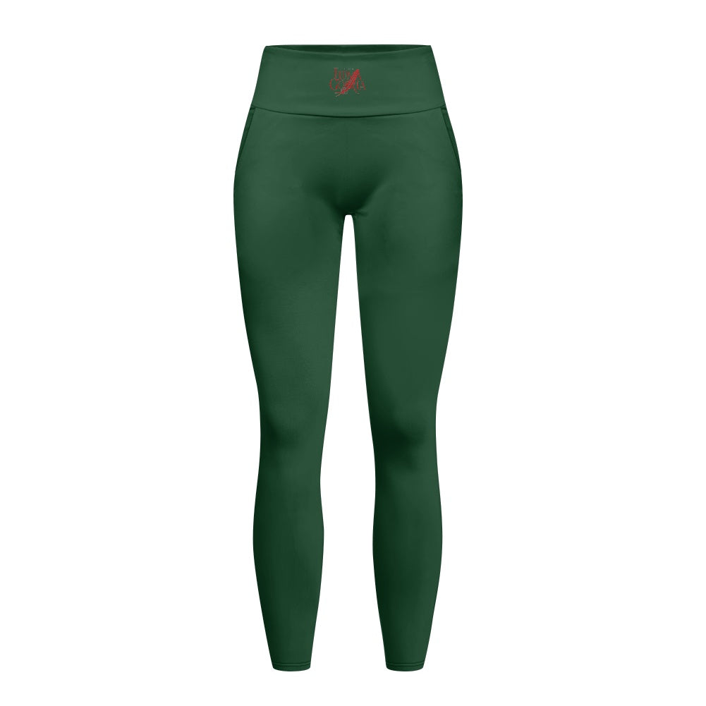 Legging femme – Tissu maillot de bain, respirant avec poches Luma Gorria vêtement  Legging femme avec poches Luma Gorria vêtement