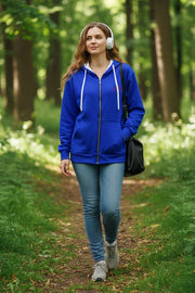 Sweat-shirt ample zippé pour femme – Confort &amp; style décontracté