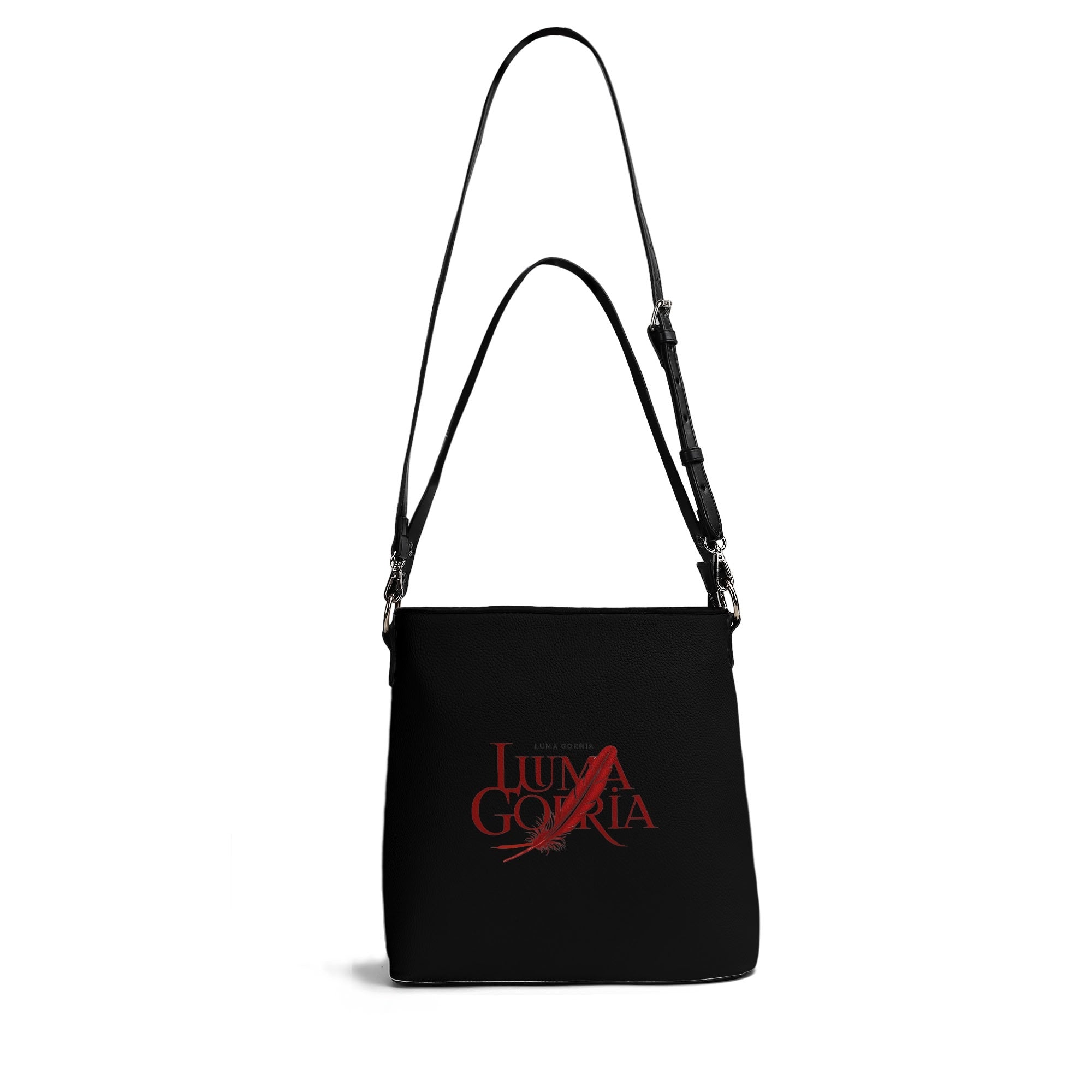 Sac seau en cuir PU avec bandoulière réglable, élégant et fonctionnel Luma Gorria vetement  saccoche Luma Gorria vêtement