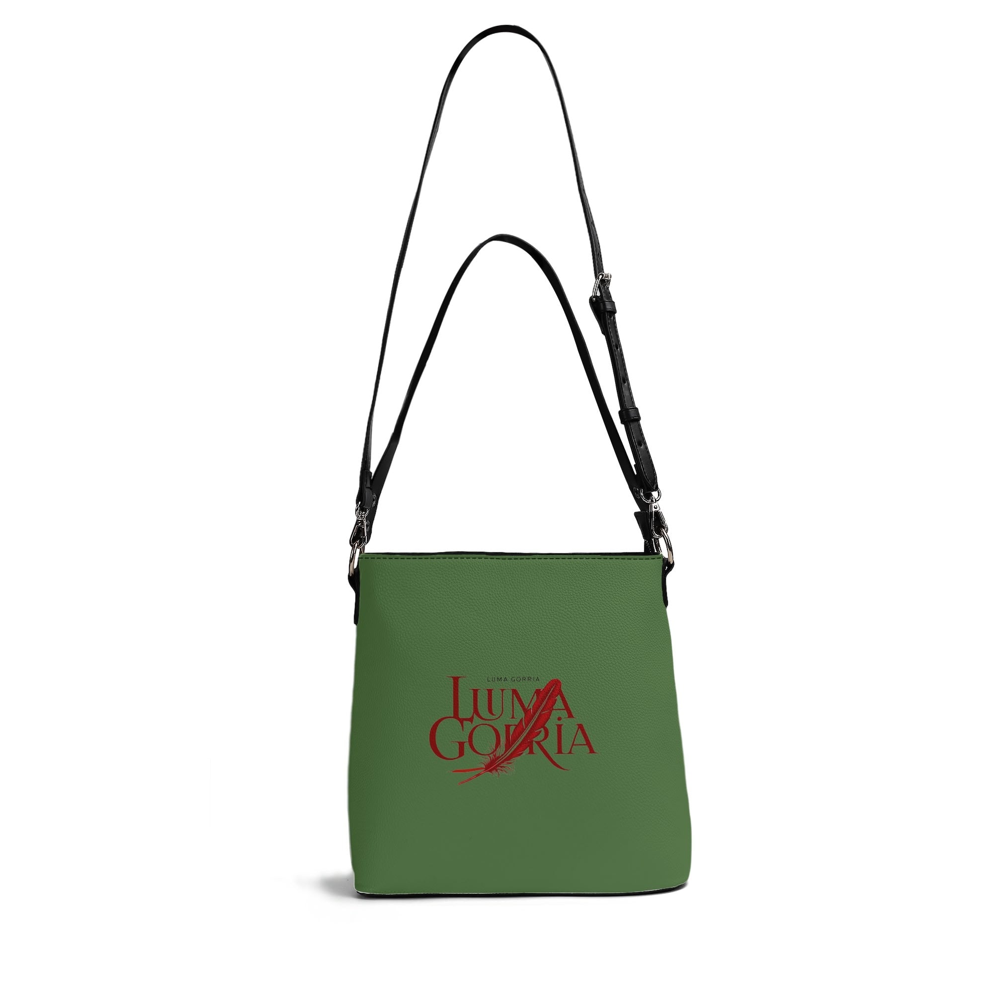 Sac seau en cuir PU avec bandoulière réglable, élégant et fonctionnel Luma Gorria vetement  saccoche Luma Gorria vêtement