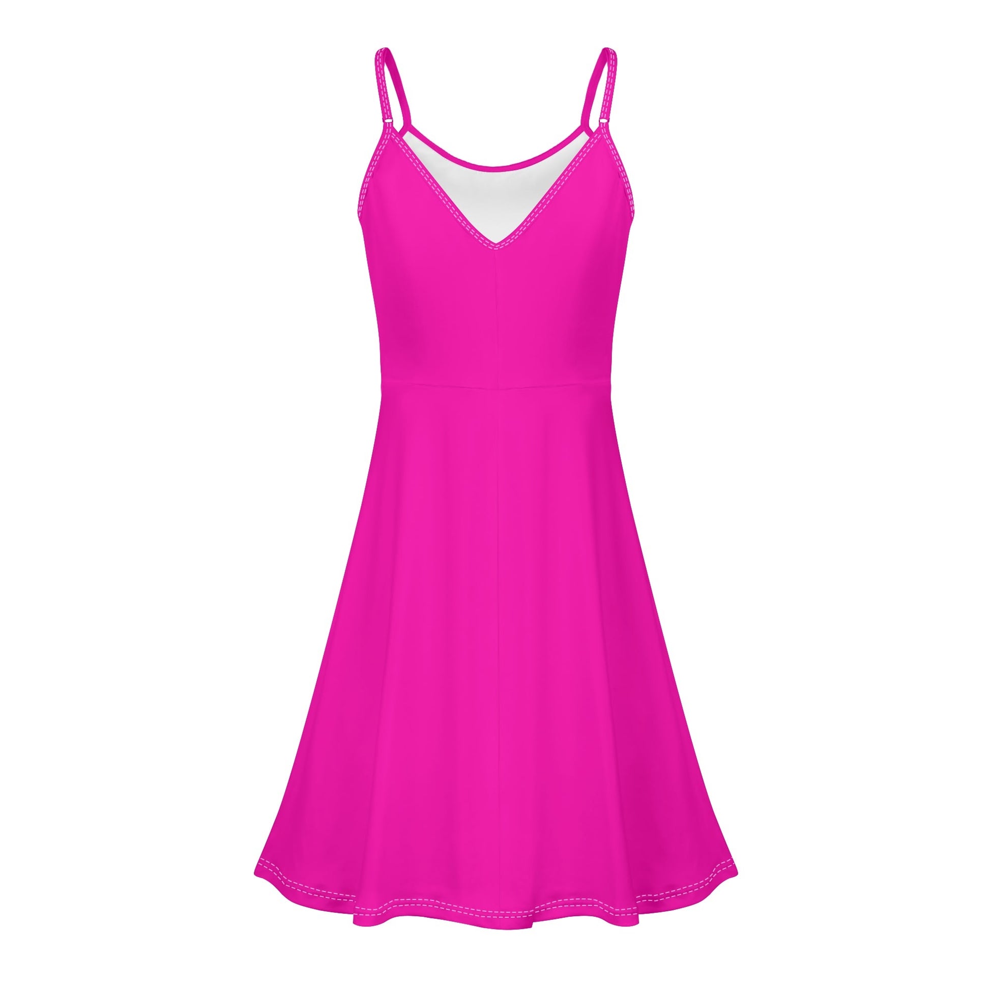 Womens Lounge Sleeveless Adjustable Spaghetti Strap Short Dress Swing Dress - Luma Gorria vêtement