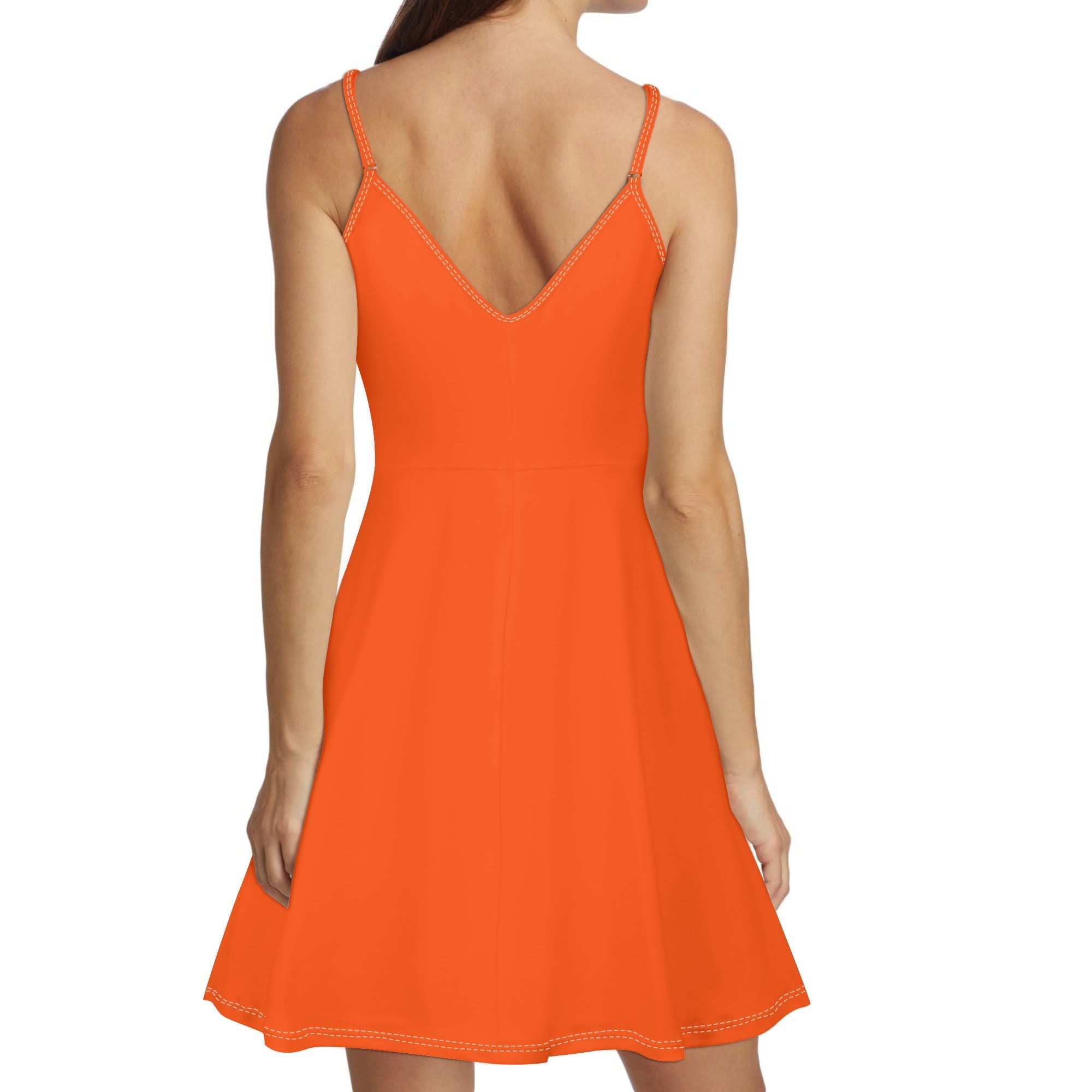 Womens Lounge Sleeveless Adjustable Spaghetti Strap Short Dress Swing Dress - Luma Gorria vêtement