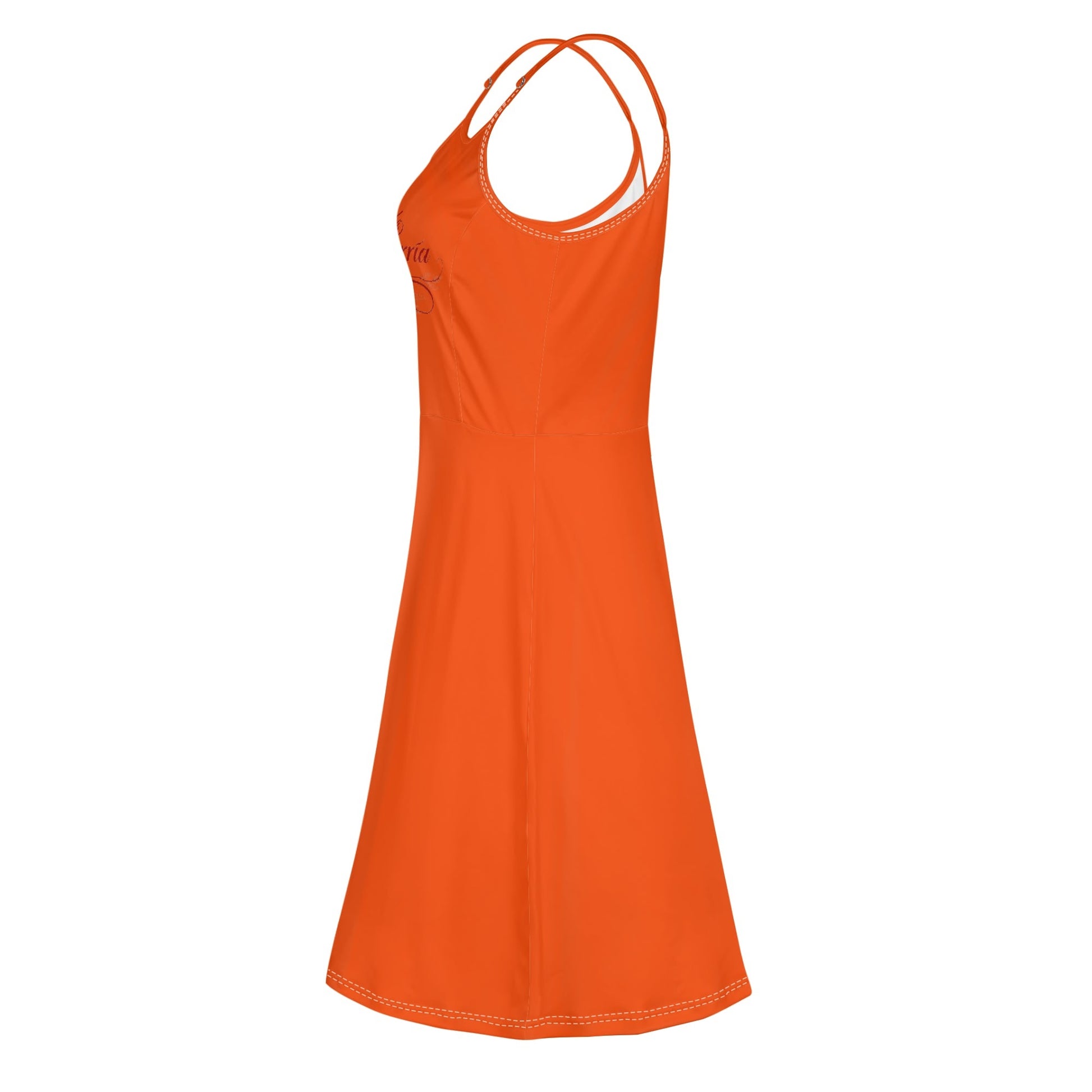 Womens Lounge Sleeveless Adjustable Spaghetti Strap Short Dress Swing Dress - Luma Gorria vêtement