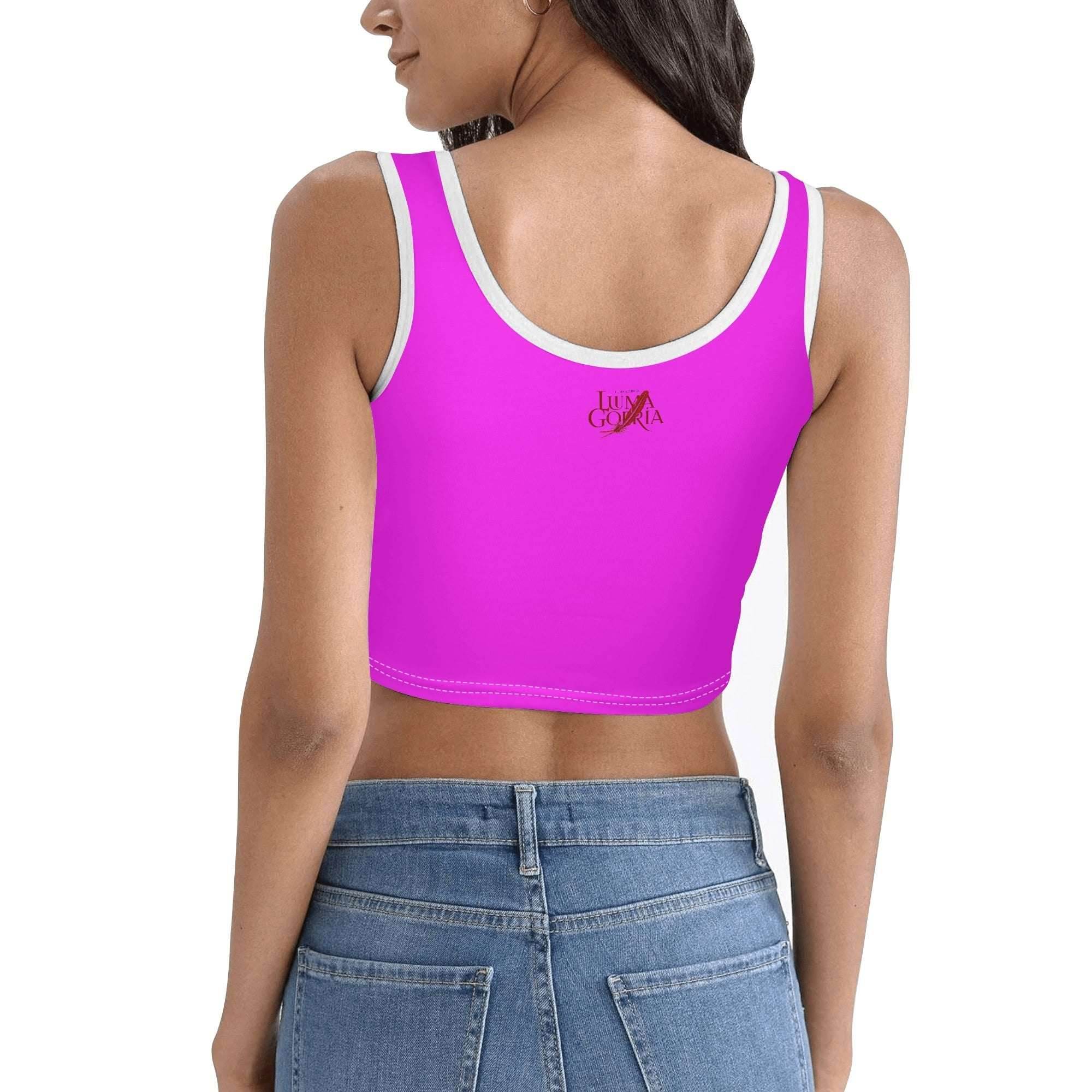 Débardeur Court Sans Manches Femme – Stretch, Doux - Luma Gorria vêtement