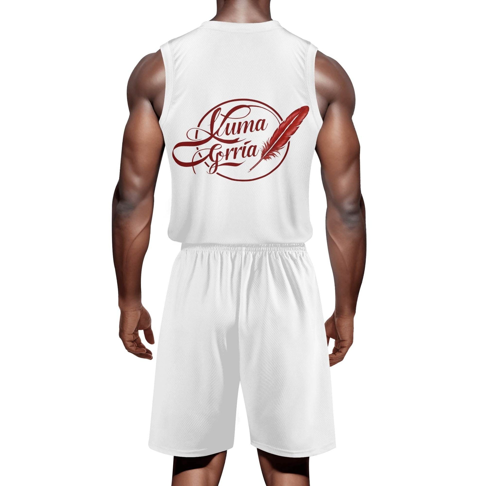 Maillot et short de basket-ball pour adultes – Polyester de haute qualité. Luma Gorria vêtement  ensemble homme Luma Gorria vêtement