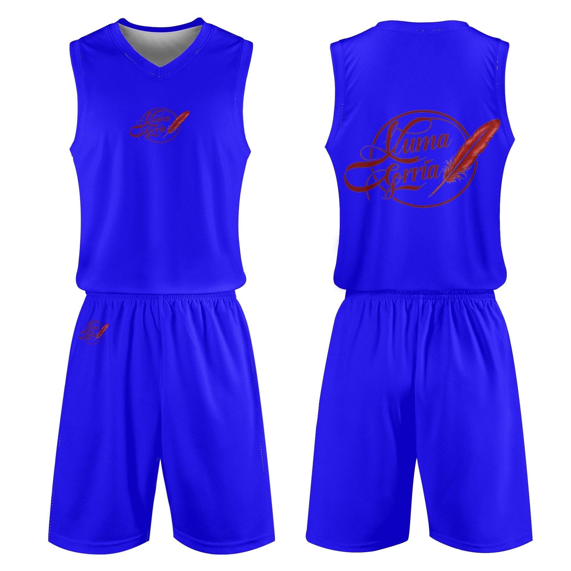 Maillot et short de basket-ball pour adultes – Polyester haute performance Luma Gorria vêtement 56.00 ensemble homme Luma Gorria vêtement