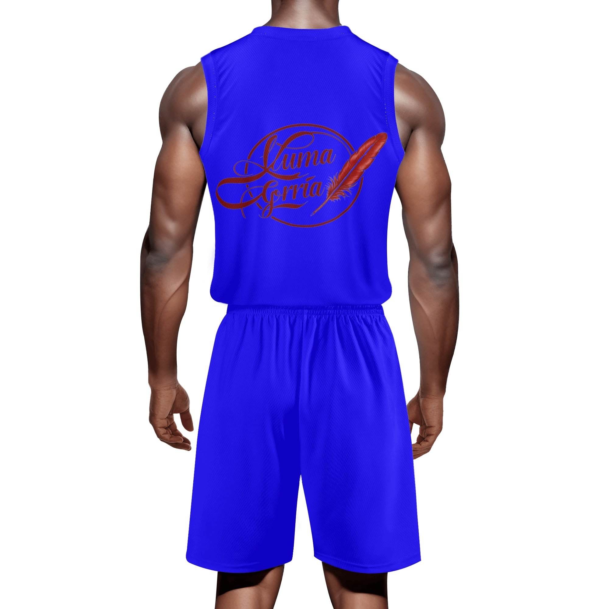 Maillot et short de basket-ball pour adultes – Polyester haute performance Luma Gorria vêtement  ensemble homme Luma Gorria vêtement