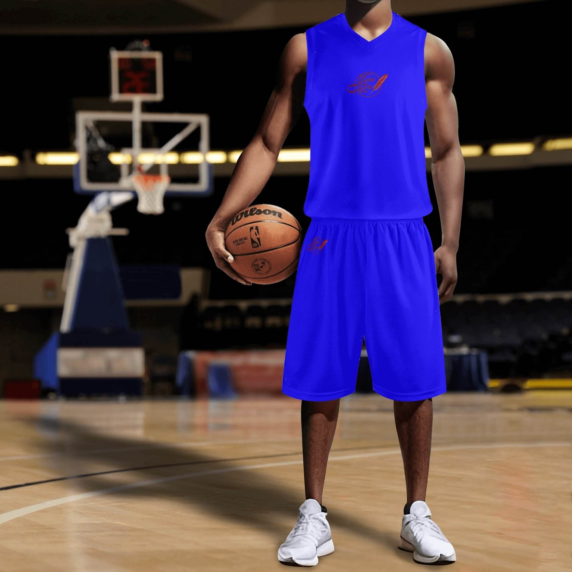 Maillot et short de basket-ball pour adultes – Polyester haute performance Luma Gorria vêtement  ensemble homme Luma Gorria vêtement
