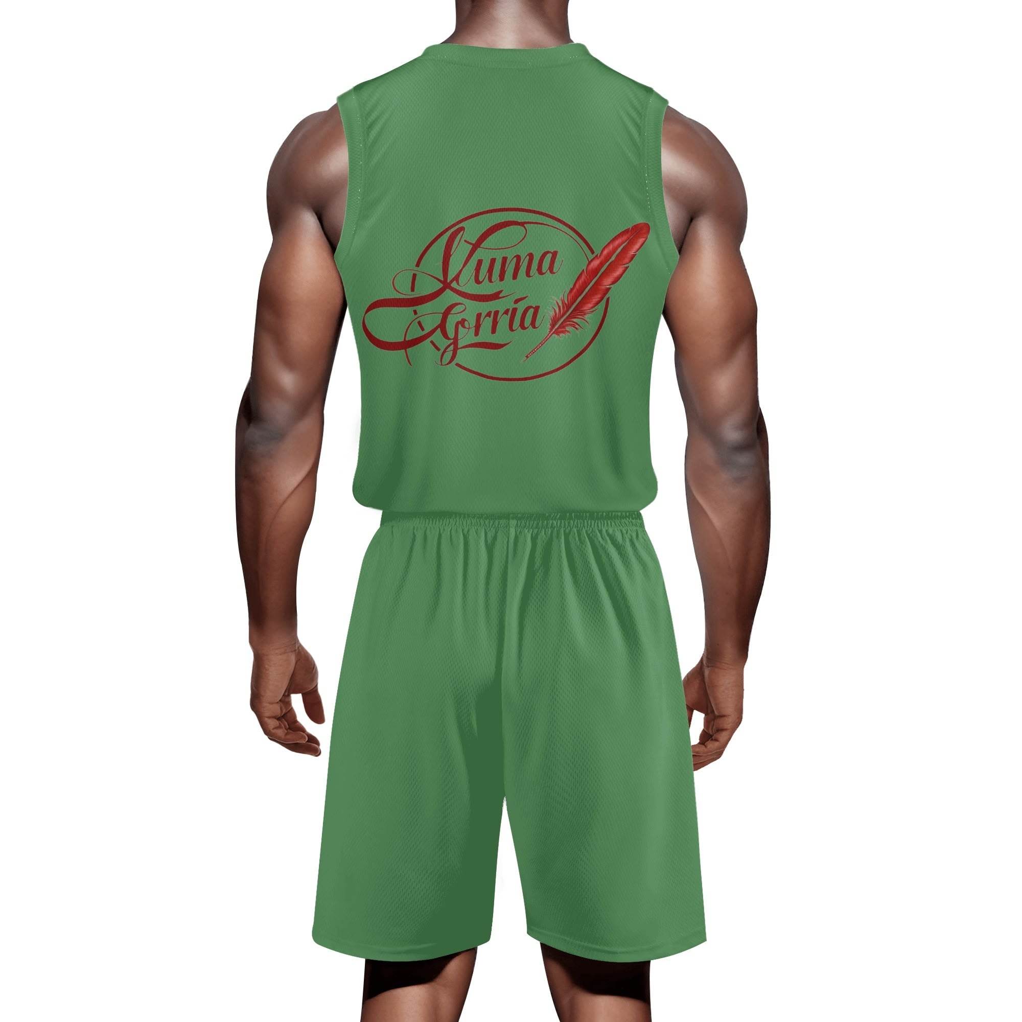 Maillot et short de basket-ball pour adultes – Performance premium, polyester haute qualit Luma Gorria vêtement  ensemble homme Luma Gorria vêtement