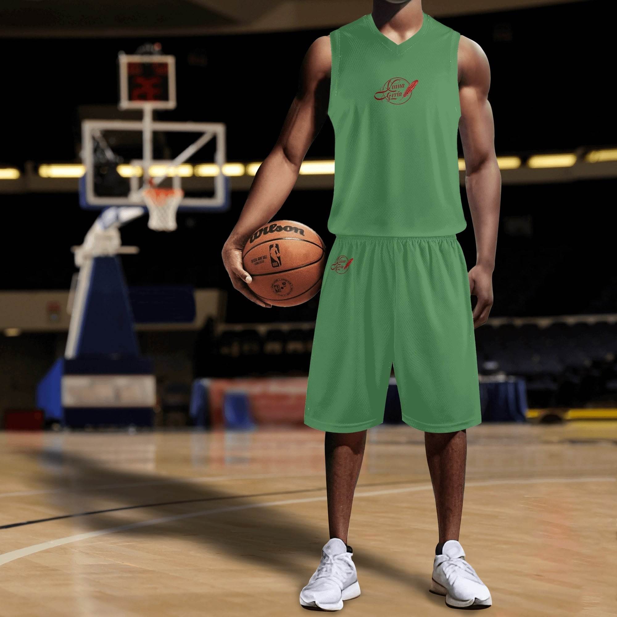 Maillot et short de basket-ball pour adultes – Performance premium, polyester haute qualit Luma Gorria vêtement  ensemble homme Luma Gorria vêtement