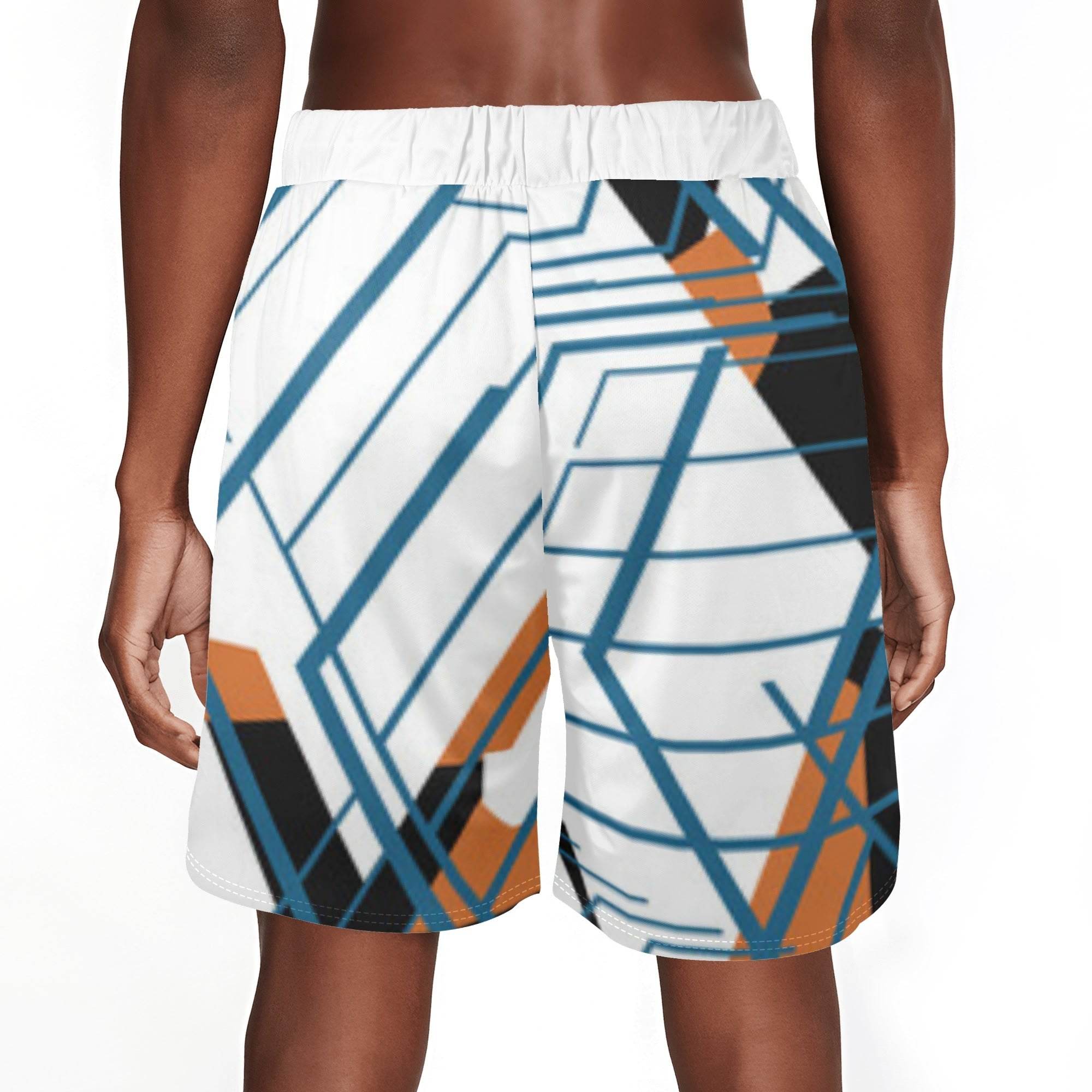 Mens Basketball Mesh Shorts Sea Life Swim Trunks popcustoms   Luma Gorria vêtement