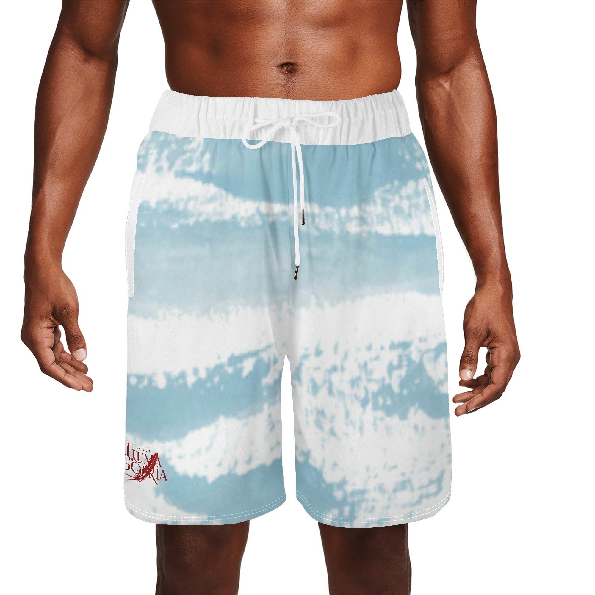 Mens Basketball Mesh Shorts Sea Life Swim Trunks popcustoms 21.98  Luma Gorria vêtement
