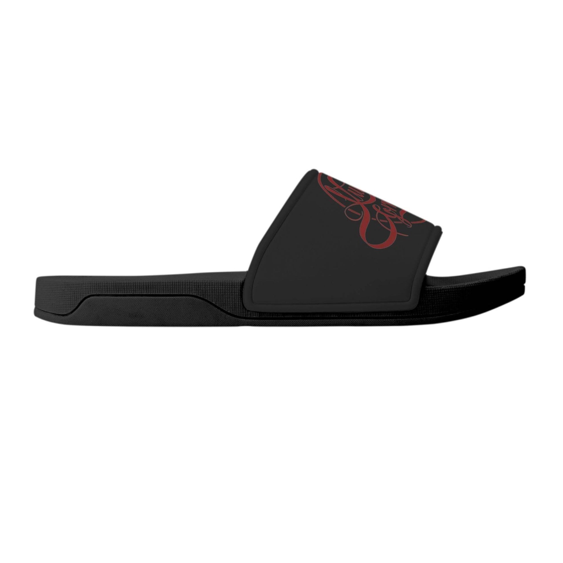 Mens Slide Sandals popcustoms   Luma Gorria vêtement