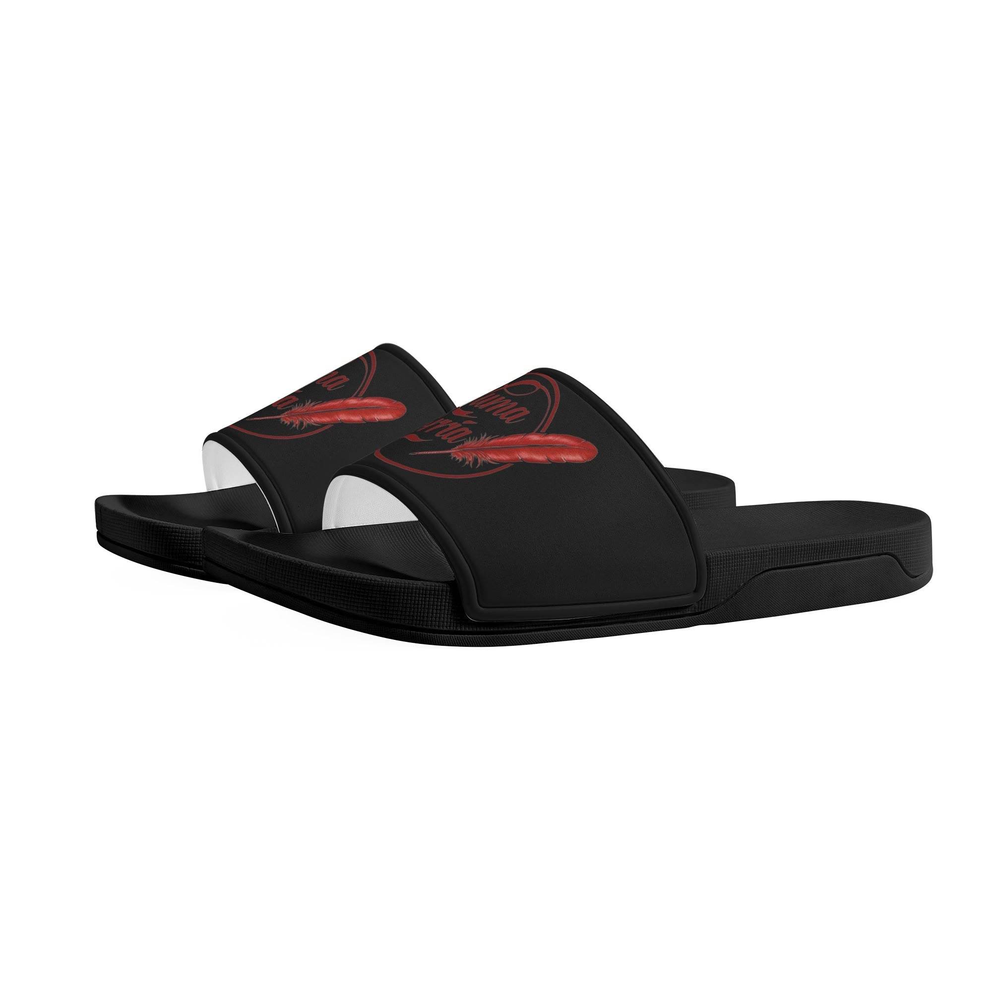 Mens Slide Sandals popcustoms   Luma Gorria vêtement