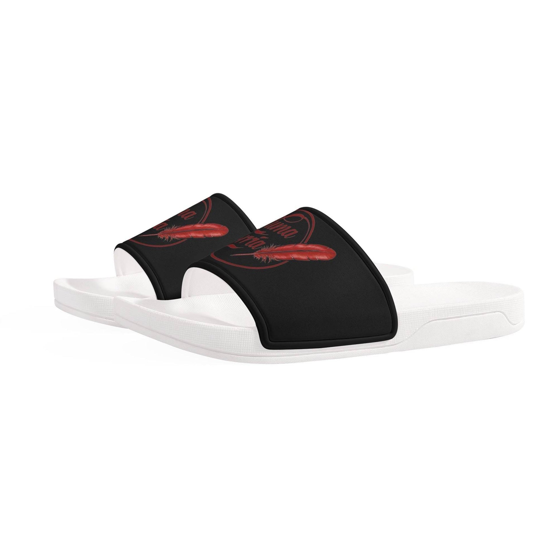 Mens Slide Sandals popcustoms   Luma Gorria vêtement