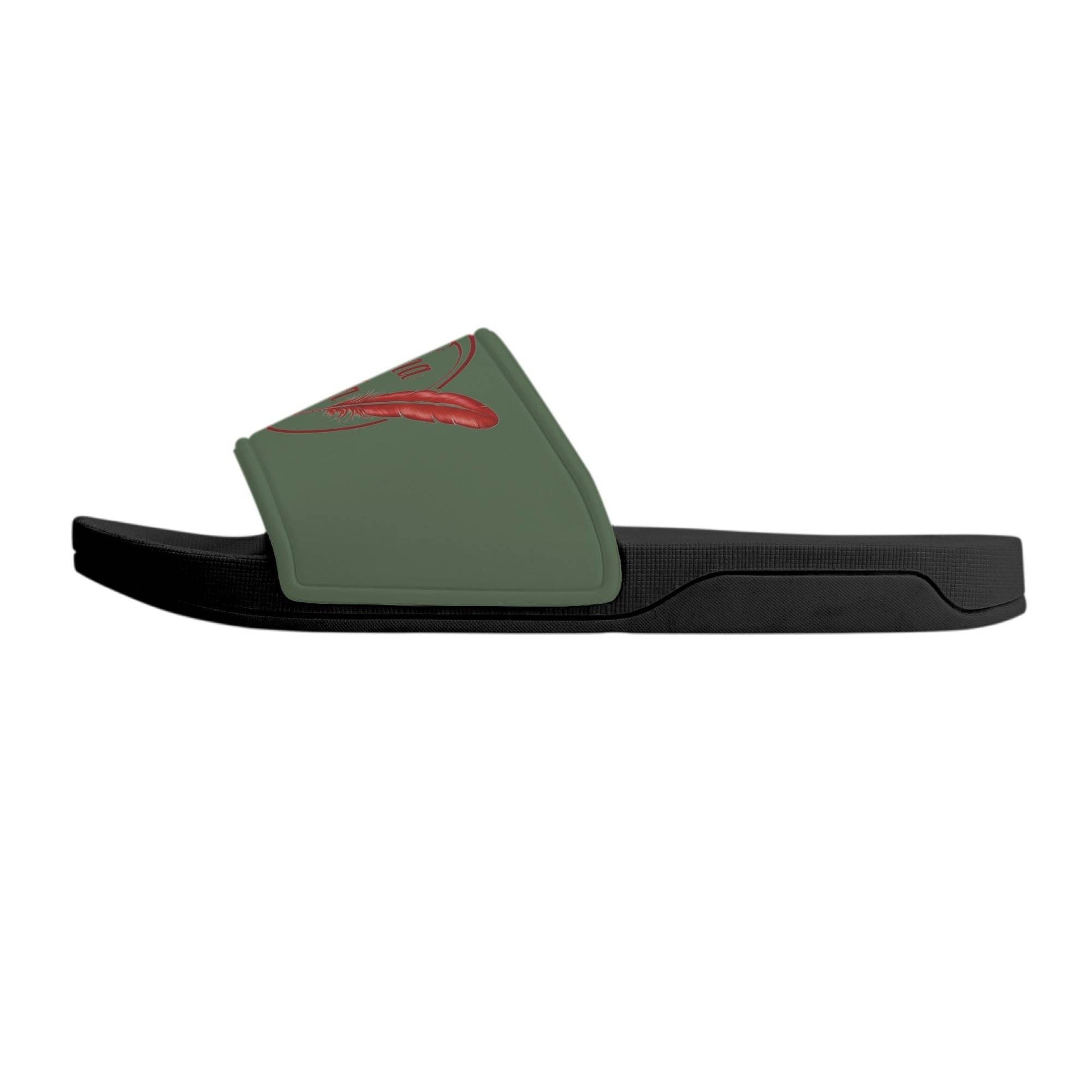 Mens Slide Sandals popcustoms   Luma Gorria vêtement