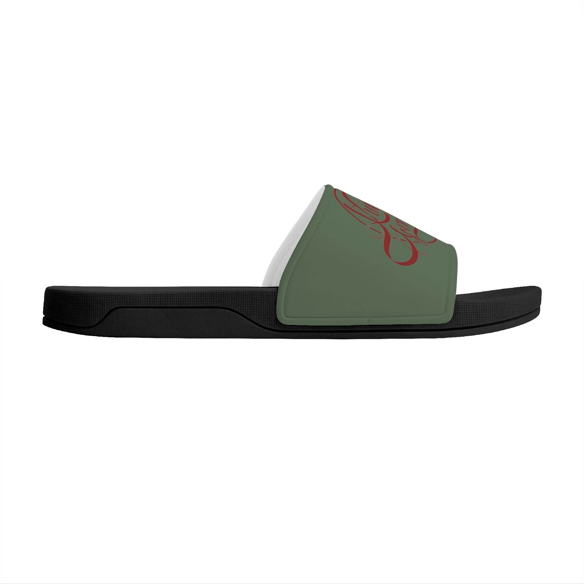 Mens Slide Sandals popcustoms   Luma Gorria vêtement
