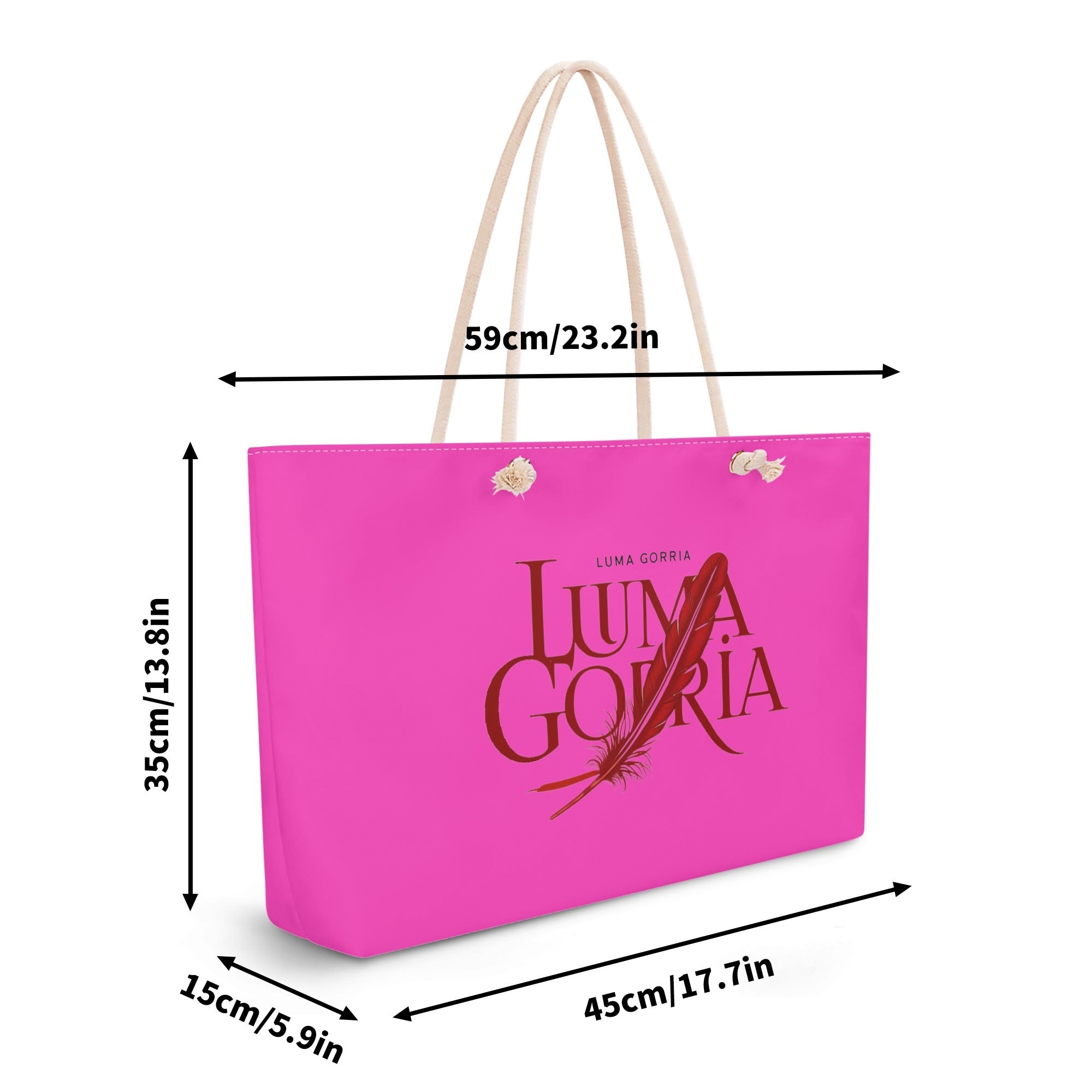 Polyester Weekender Bag Travel Tote Bag for Her