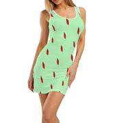 Robe d’Été Moulante pour Femme - Mini-Robe Ajustée, Confortable et Tendance en Polyester et Élasthanne Luma Gorria vêtement 30.00 robe moulante Luma Gorria vêtement