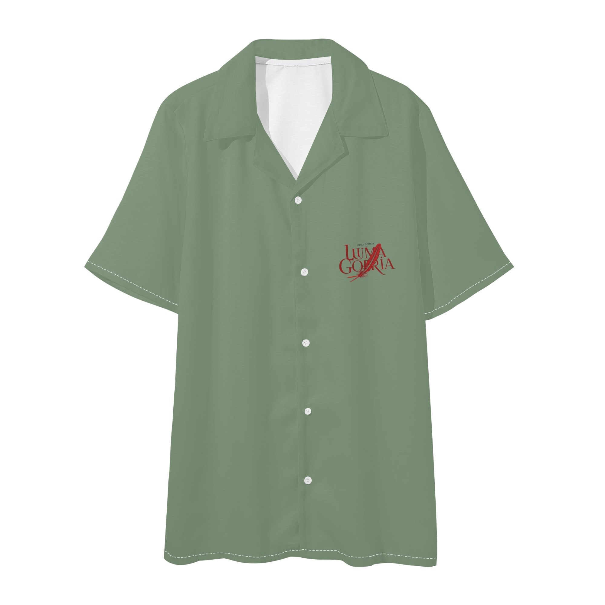 Mens Regular Fit Hawaiian Short Sleeve Shirt and Shorts Set