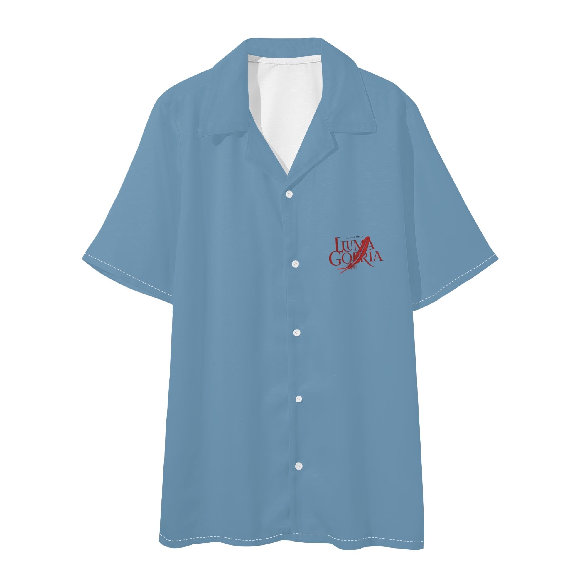 Mens Regular Fit Hawaiian Short Sleeve Shirt and Shorts Set