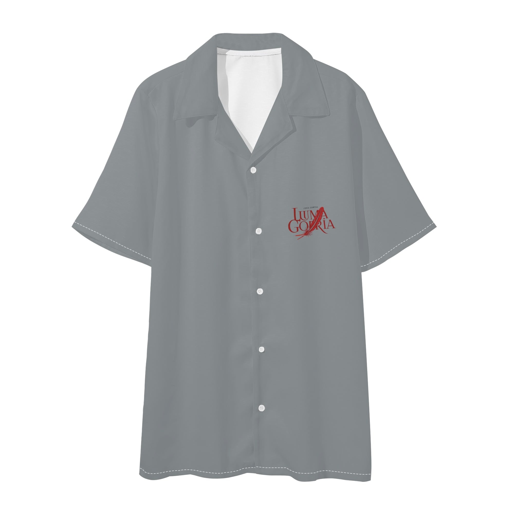 Mens Regular Fit Hawaiian Short Sleeve Shirt and Shorts Set