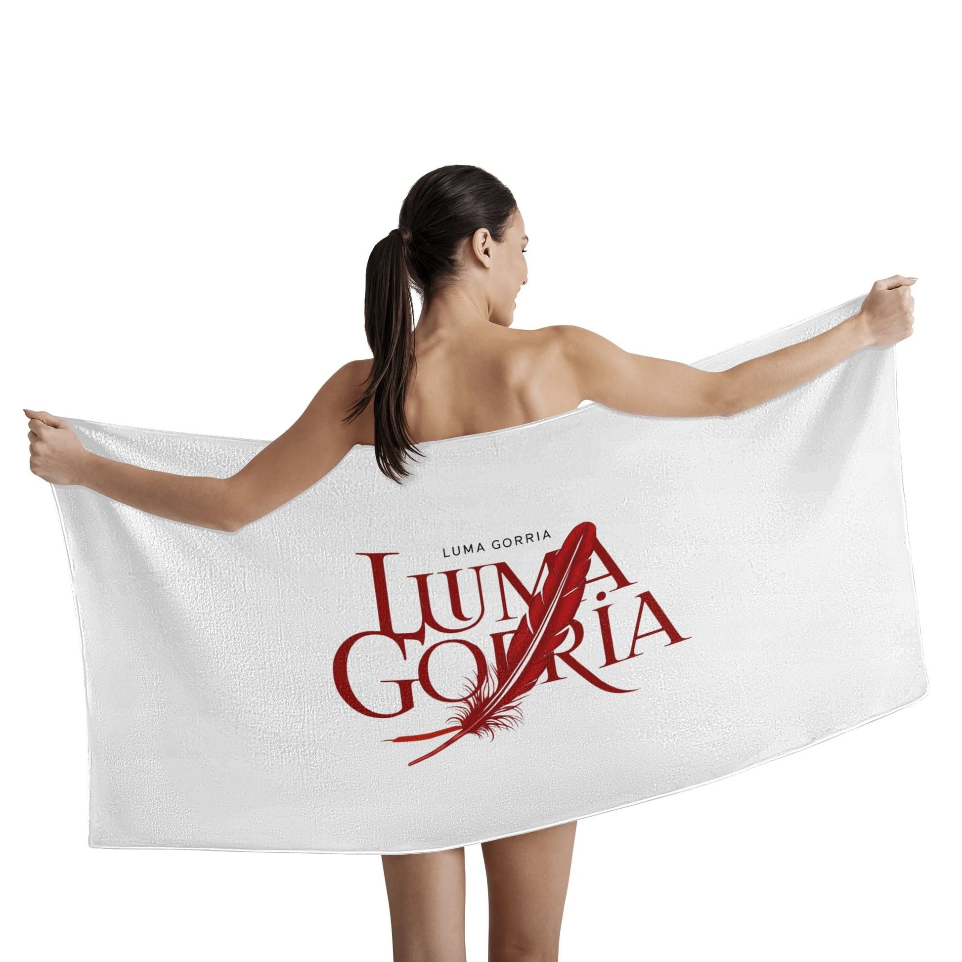 Personalized Soft Bath Towel 2 Sizes for Bathroom Gym and Travel popcustoms 25.98  Luma Gorria vêtement