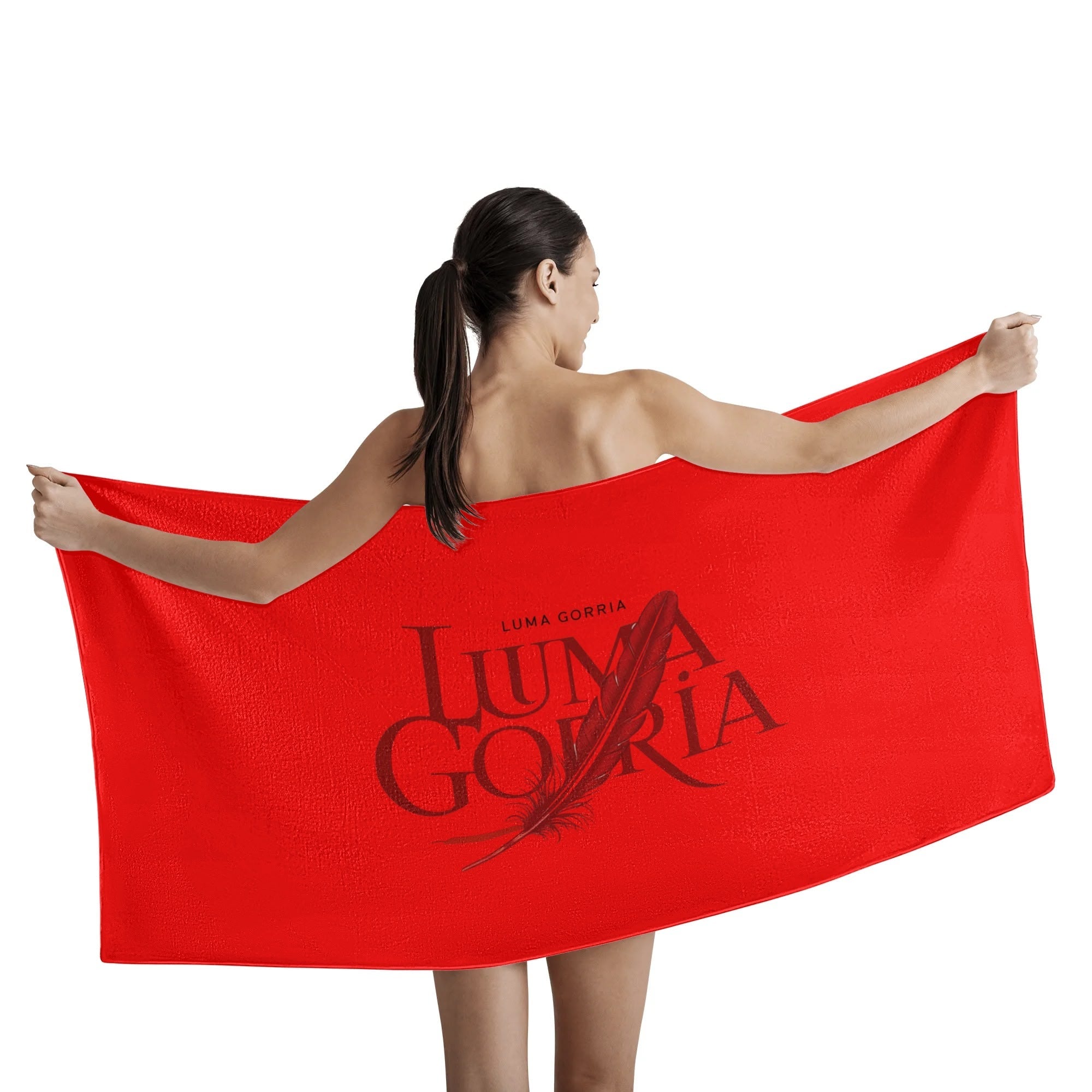 Personalized Soft Bath Towel 2 Sizes for Bathroom Gym and Travel popcustoms 25.98  Luma Gorria vêtement