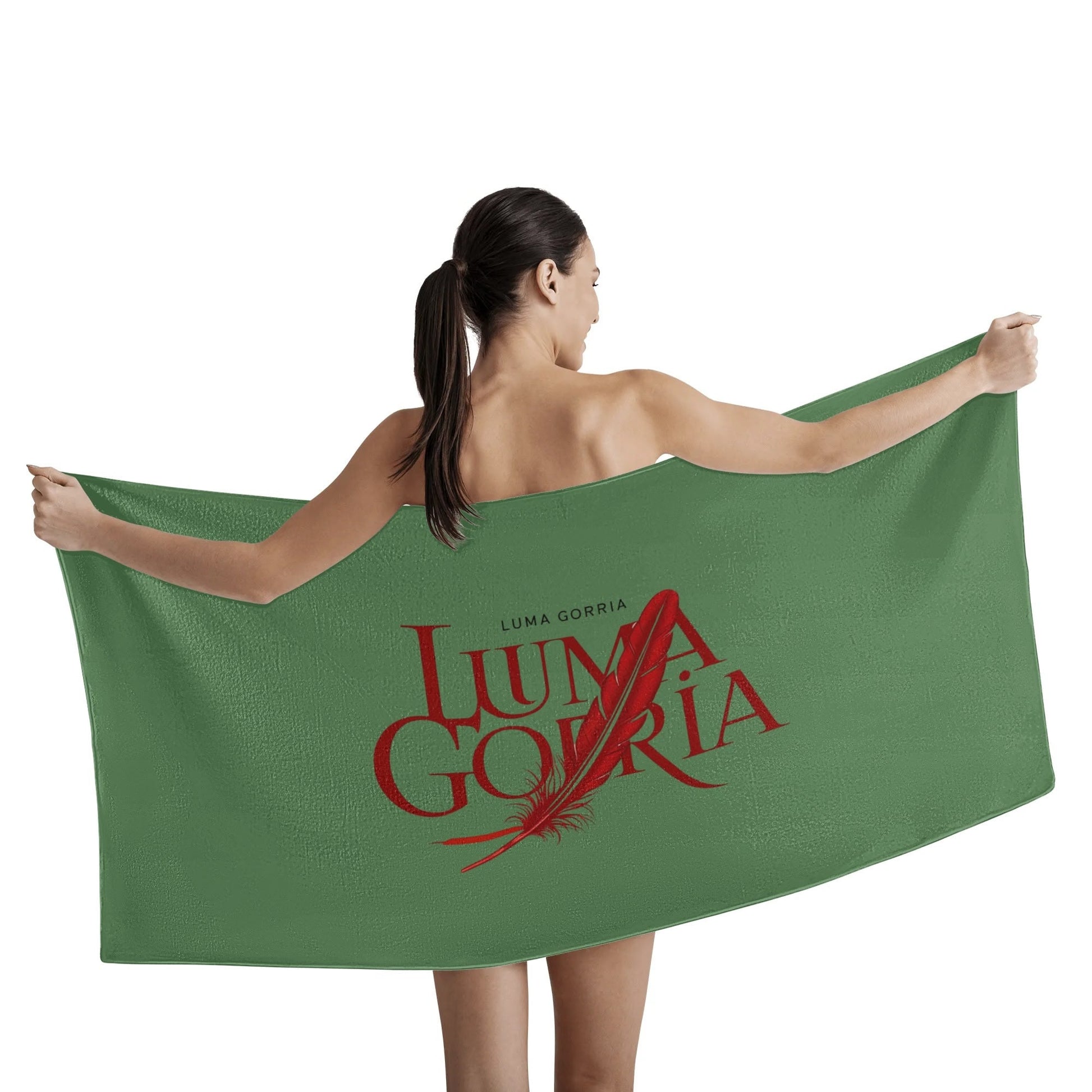 Personalized Soft Bath Towel 2 Sizes for Bathroom Gym and Travel popcustoms 25.98  Luma Gorria vêtement