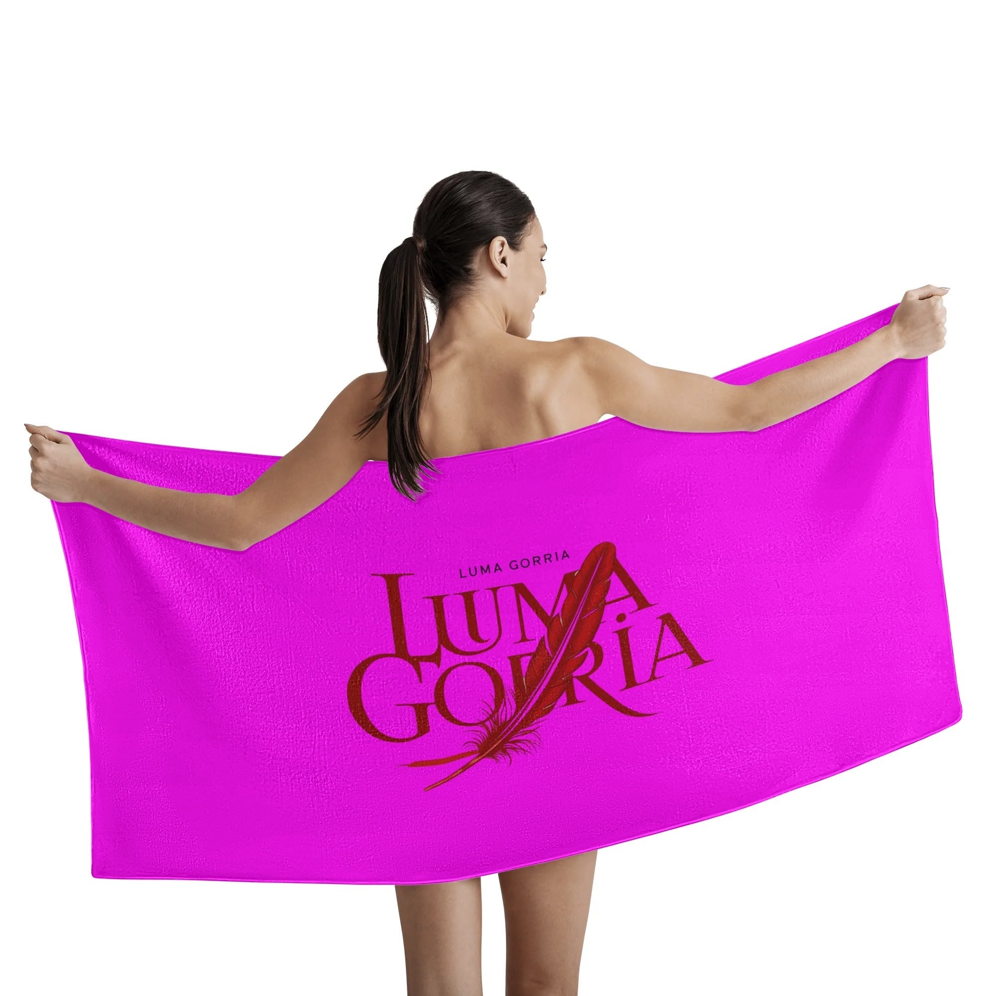 Personalized Soft Bath Towel 2 Sizes for Bathroom Gym and Travel popcustoms 25.98  Luma Gorria vêtement