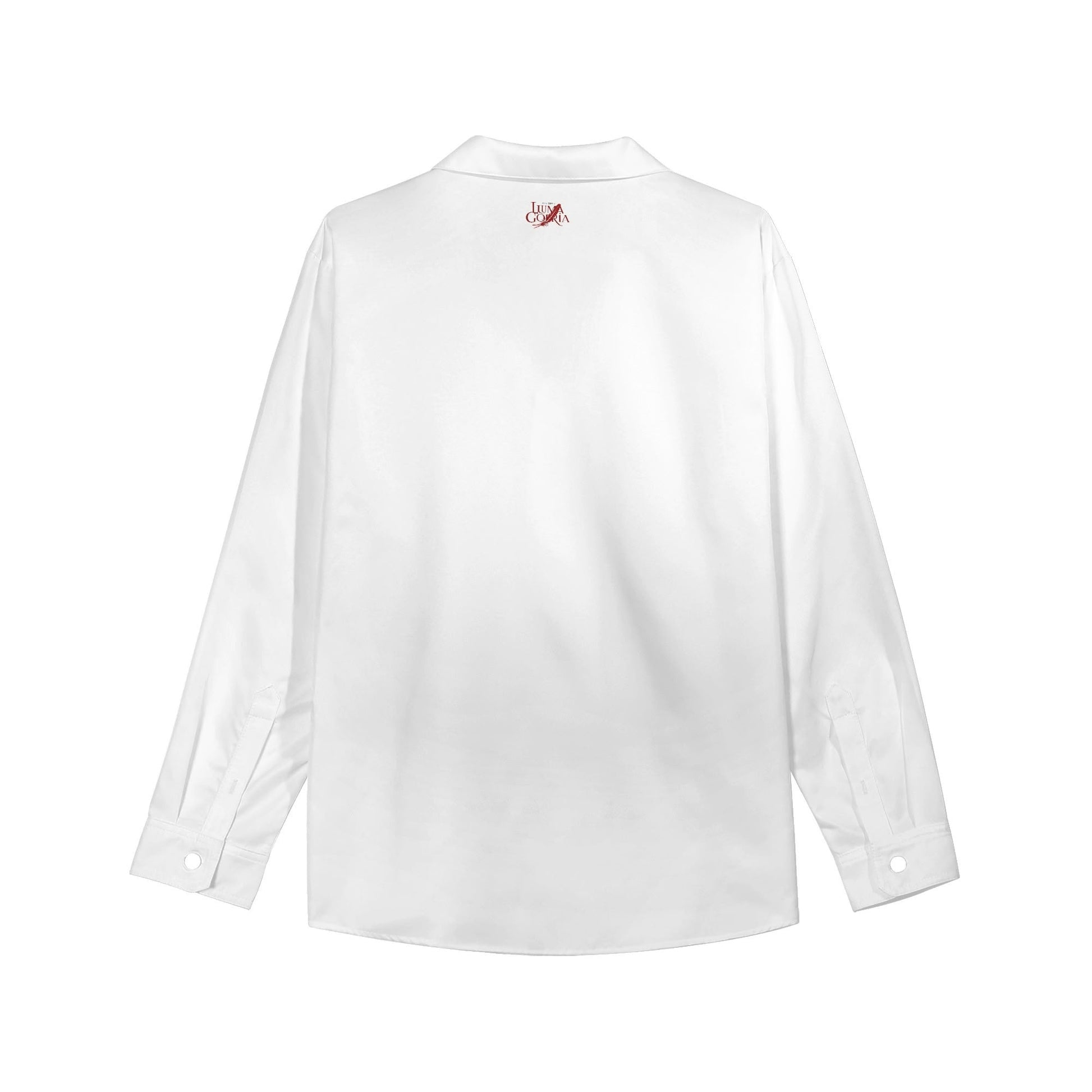 Womens Casual Long Sleeve Button Down Shirt popcustoms   Luma Gorria vêtement