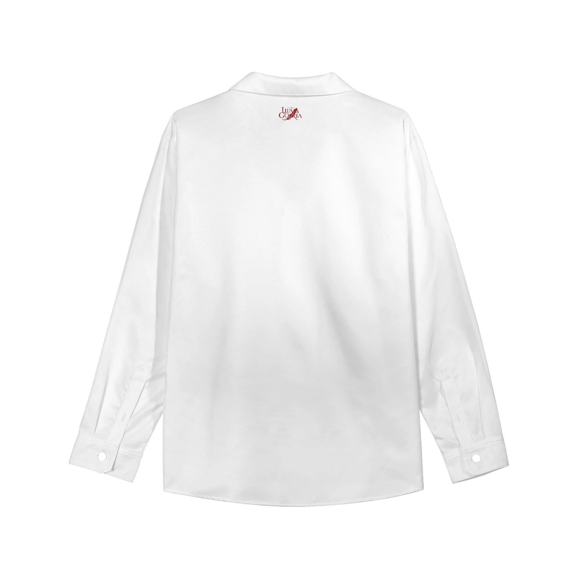 Womens Casual Long Sleeve Button Down Shirt popcustoms   Luma Gorria vêtement