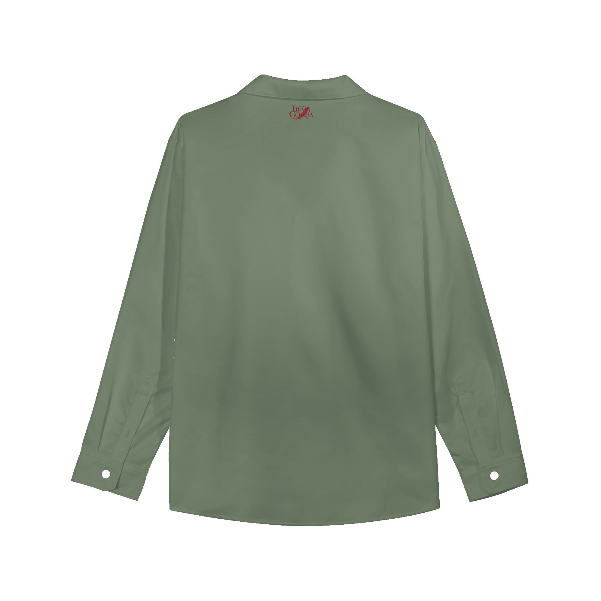 Womens Casual Long Sleeve Button Down Shirt popcustoms   Luma Gorria vêtement